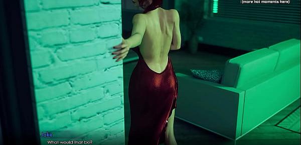 City of Broken Dreamers | Gorgeous redhead beauty with amazing huge oiled boobs rides a big cock | My sexiest gameplay moments | Part 4
